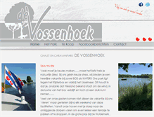 Tablet Screenshot of campingdevossenhoek.nl
